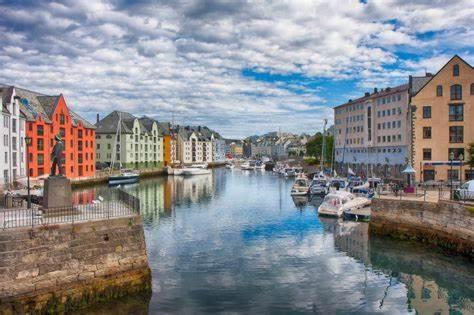 Sunny Apartment In Alesund City Exteriör bild